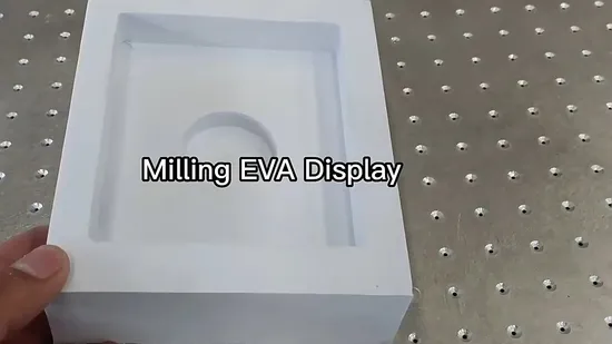 Espuma EVA EPE Polietileno PE PU Esponja Cuchilla oscilante Máquina cortadora para embalaje personalizado Corte y fresado de espuma