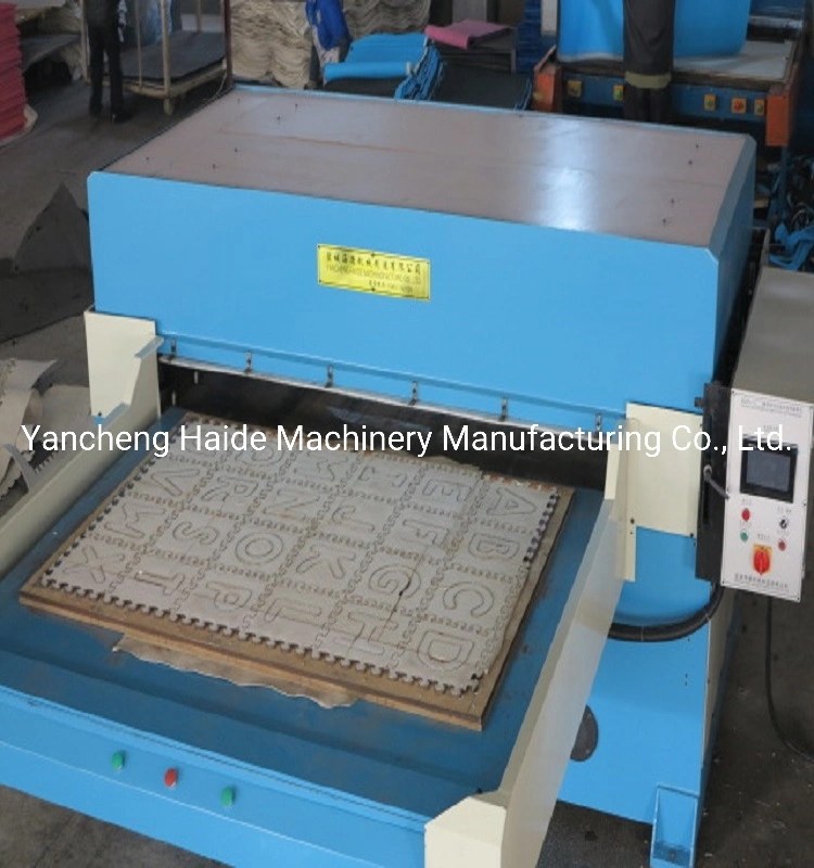 Double Side Automatic Rubber Floor Mat / Carpet / Footware Cutting Machine