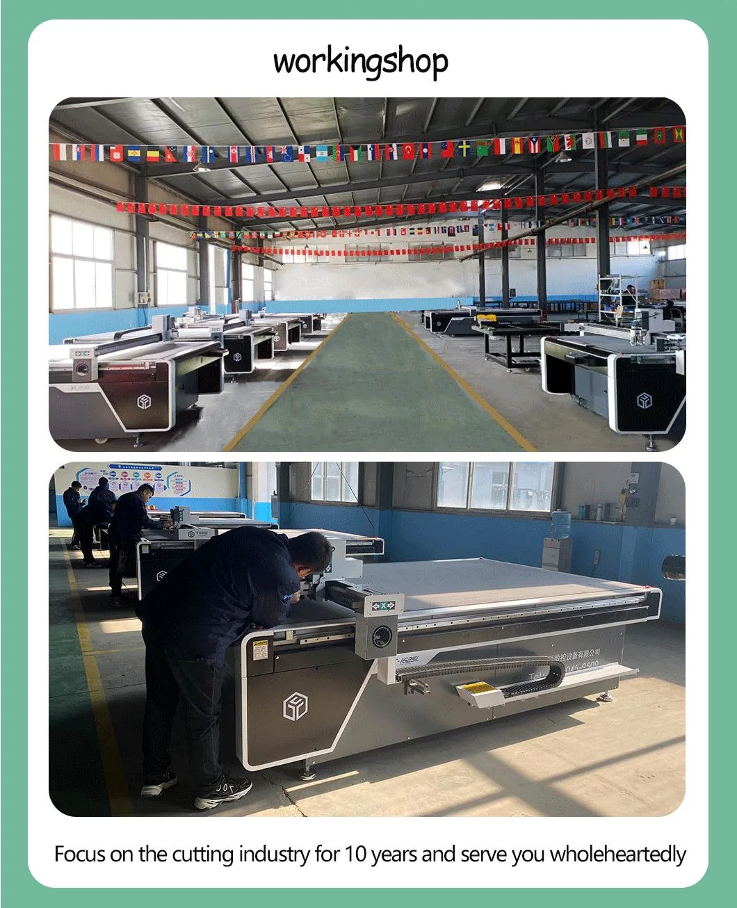 Industrial Artificial Leather Cutting Machine with CE