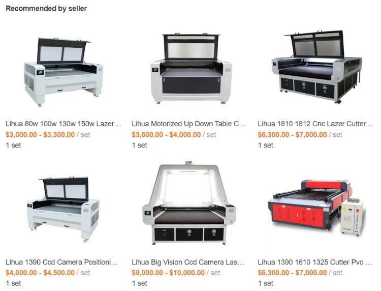 Lihua 1610 Motorized up Down Table 150W 180W CO2 Laser Cutting Machine for EVA Foam MDF Plywood Wood Acrylic