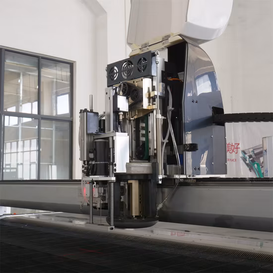 Máquina cortadora de telas multicapa para la industria textil