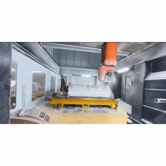 Máquina de corte CNC de 6 ejes de material compuesto