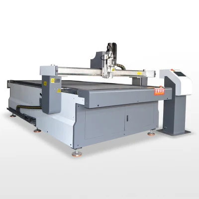 Plotter de máquina de corte de cuchillo oscilante CNC de alimentación automática para corte de tapicería de ropa textil para el hogar