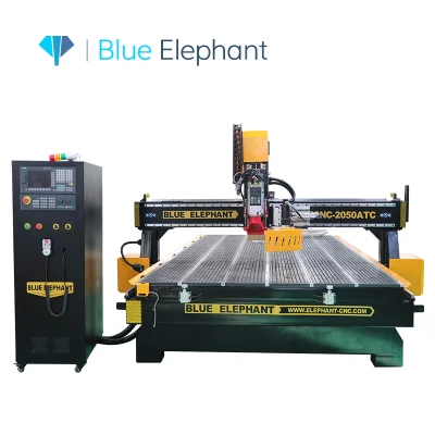 Máquina de corte CNC Blue Elephant CNC 2050 con precio de fábrica para espuma de alfombra de cuero a la venta en Canadá