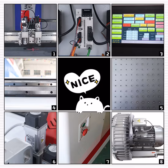 Fabricante Venta caliente Cuchilla oscilante CNC Tela Tela Cuero Textil Prendas de vestir Esponja de goma Fundas de asiento de espuma Máquina de corte para alfombrillas de coche