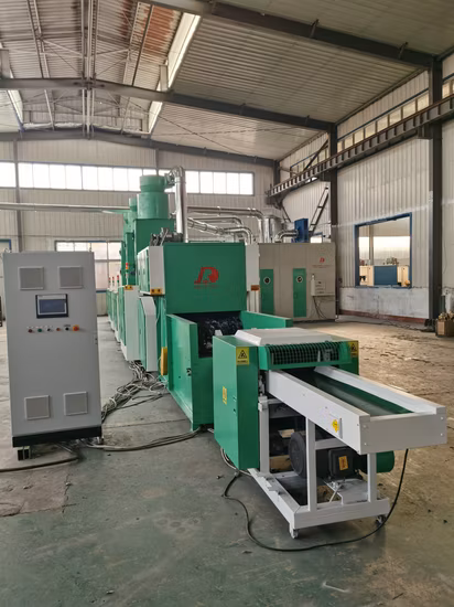 Desgarro automático de trapos Ropa vieja Tela Residuos de prendas Residuos Algodón Textil Hilados Fibras Apertura Corte Limpieza Residuos Reciclaje Máquina de reciclaje