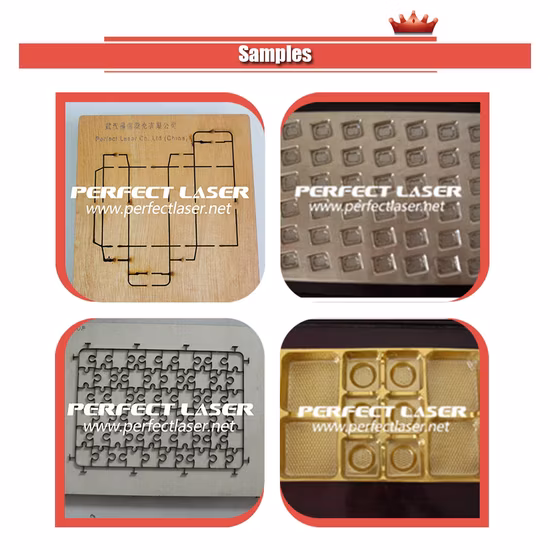 Perfect Laser-180W 260W 300W 400 Watts Cartón plano Cartón Craft Label Sticker Madera contrachapada MDF Die Board Cortadores láser Máquinas de corte por presión Precio
